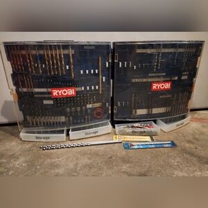 Miscellaneous Drill Bits And Drivers In RYOBI Carrying Case